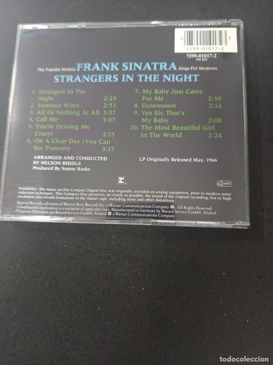 CDs de m&uacute;sica: CD. FRANK SINATRA. STRANGERS IN THE NIGHT - Foto 2