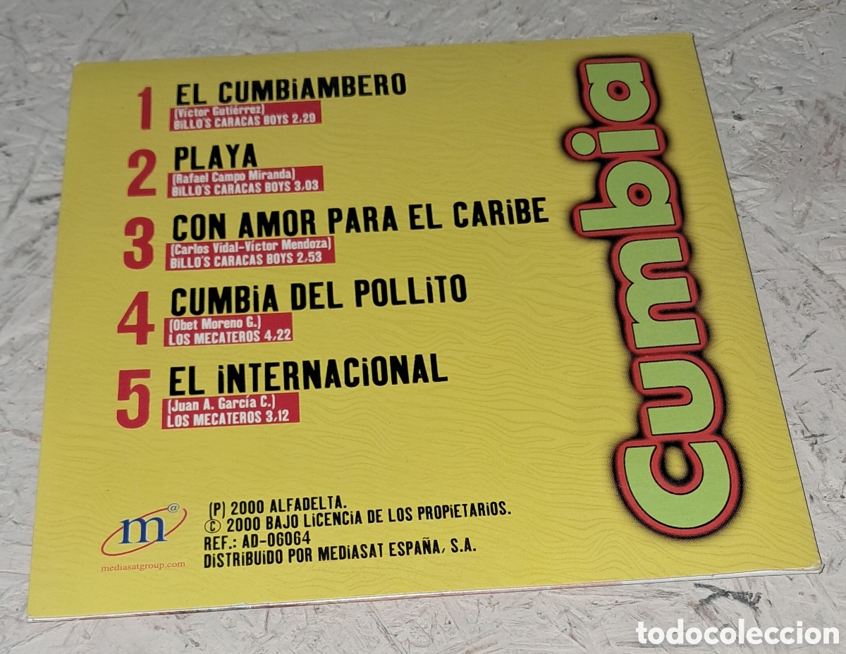 CDs de m&uacute;sica: CD CUMBIA, RITMO DE ORO. - Foto 2