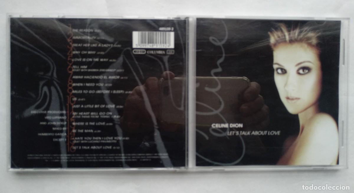 CDs de m&uacute;sica: CELINE DION. LET&acute;S TALK ABOUT LOVE. CD. - Foto 1