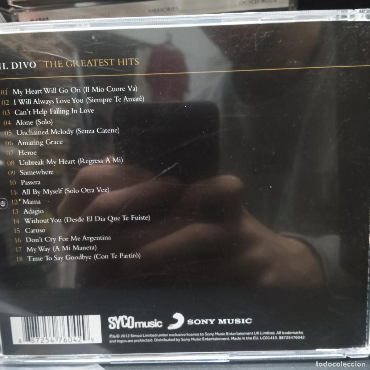 CDs de m&uacute;sica: IL DIVO, THE GREATEST HITS. CD - Foto 2