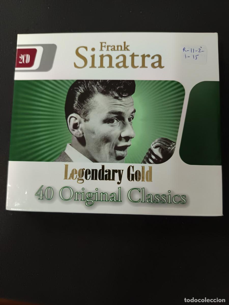 CDs de m&uacute;sica: 2 CD/BOX. FRANK SINATRA. LEGENDARY GOLD. 40 ORIGINAL CLASSICS - Foto 1