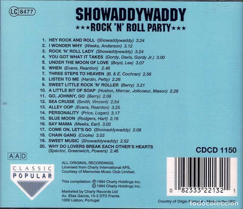 CDs de m&uacute;sica: Showaddywaddy - Rock N Roll Party. CD - Foto 2