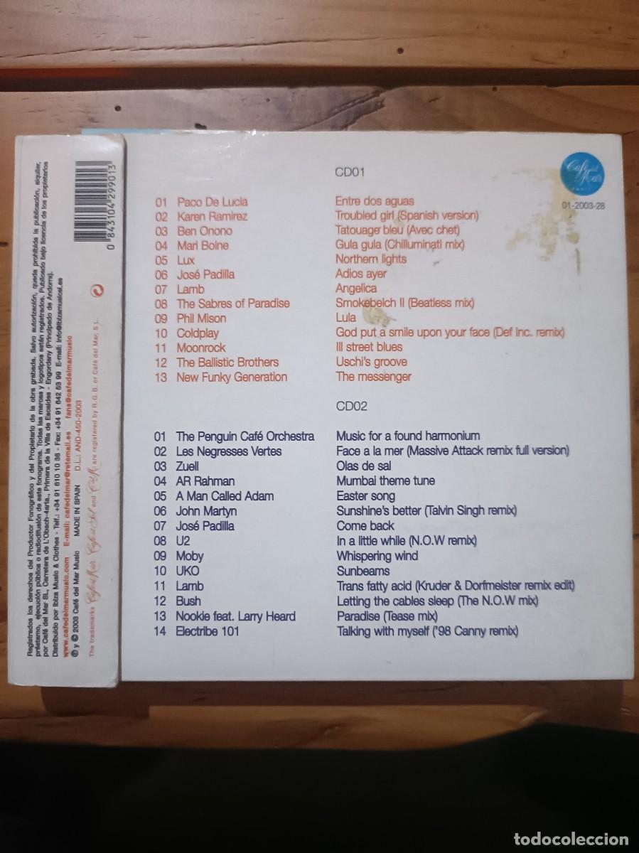 CDs de m&uacute;sica: CD Caf&eacute; del Mar , compilaci&oacute;n Jos&eacute; Padilla - Foto 3