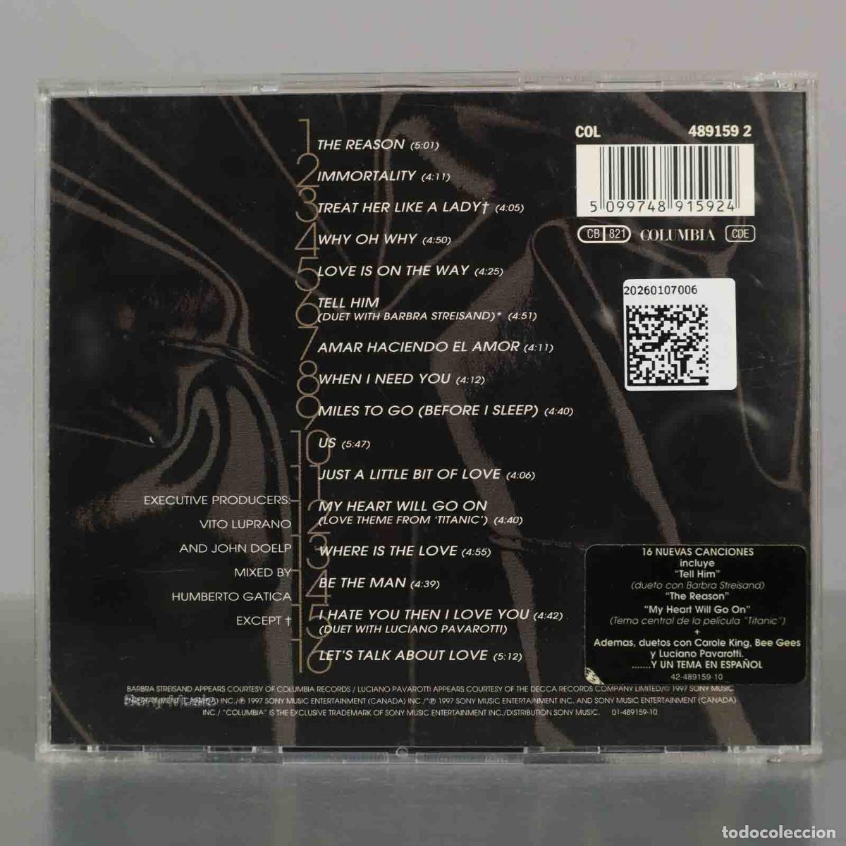 CDs de m&uacute;sica: CD. C&eacute;line Dion &ndash; Let&acute;s Talk About Love - Foto 2