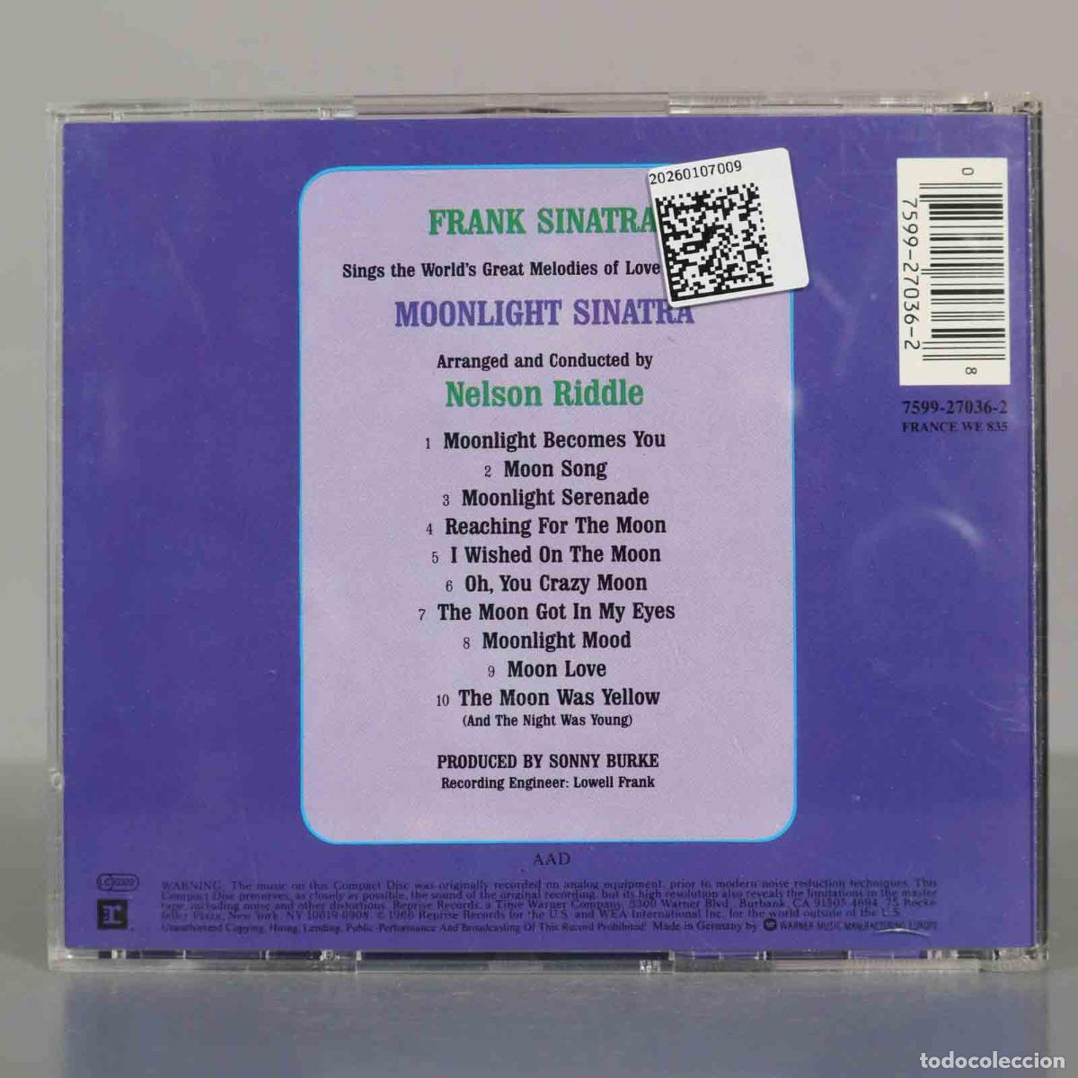 CDs de m&uacute;sica: CD. Frank Sinatra &ndash; Moonlight Sinatra - Foto 2