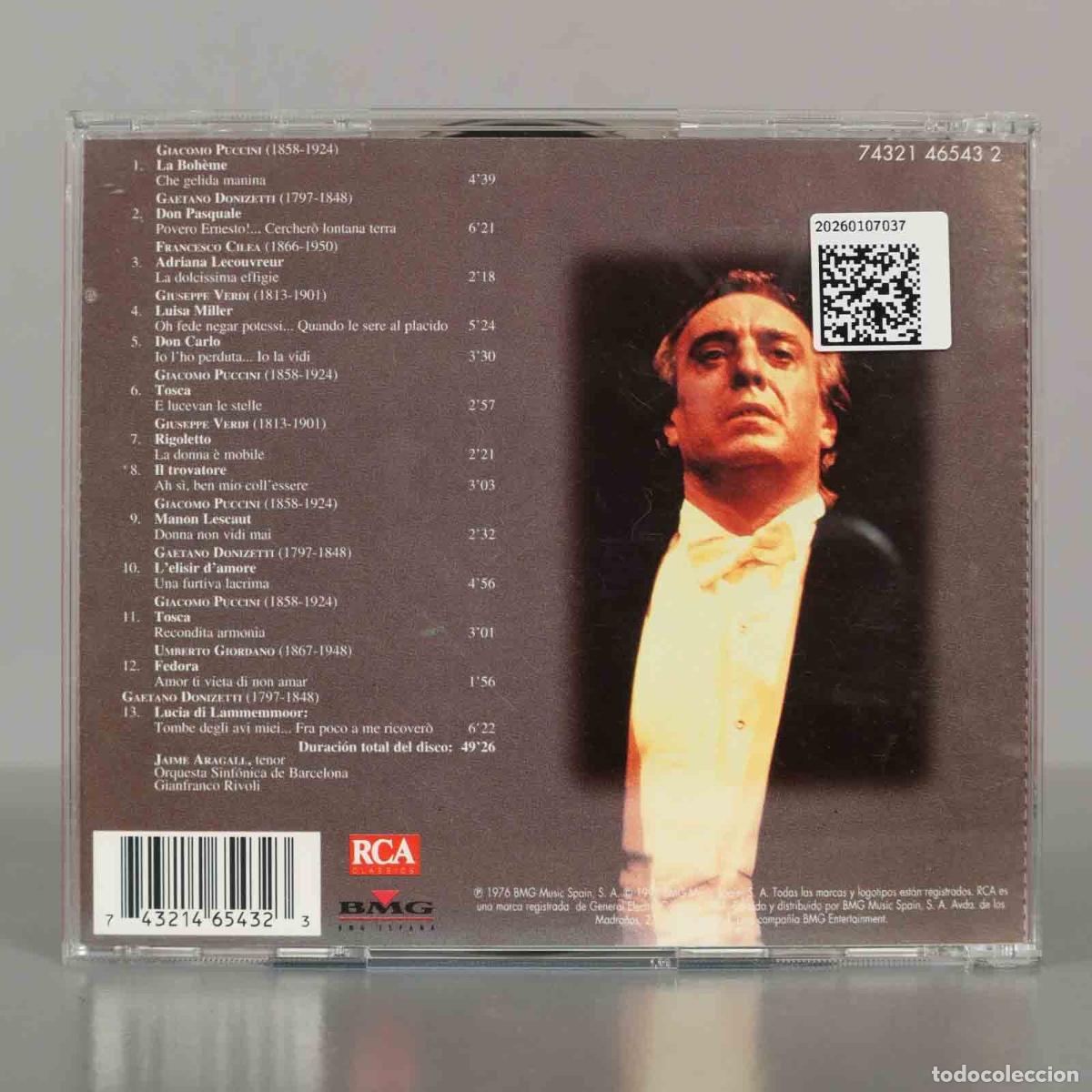 CDs de m&uacute;sica: CD. JAIME ARGALL - ARIAS DE OPERA. - Foto 2