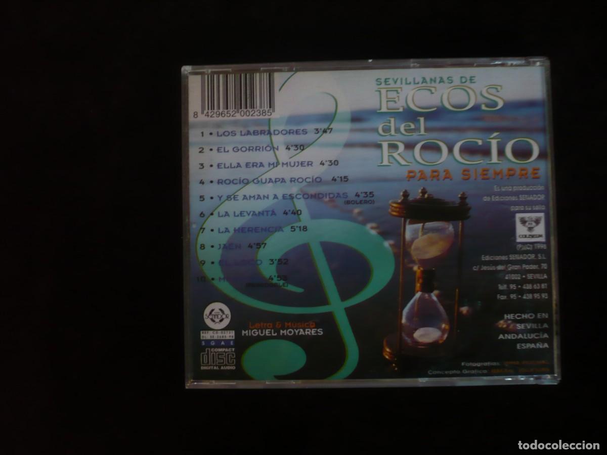 CDs de m&uacute;sica: ecos del rocio - son para siempre - cd casi como nuevo - Foto 2