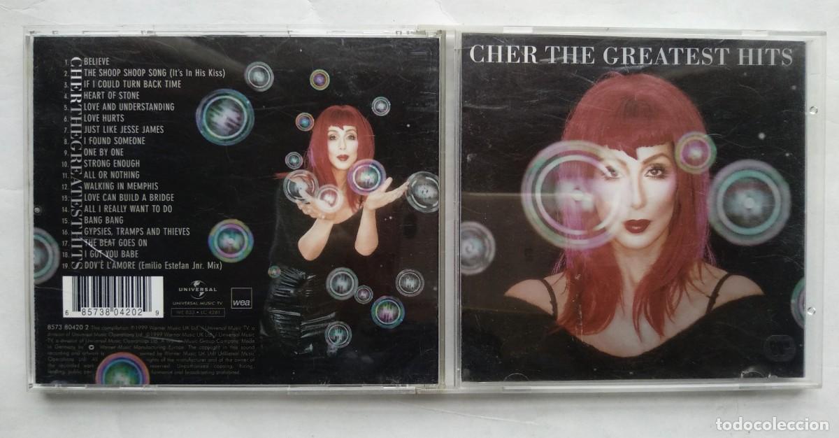 CDs de m&uacute;sica: CHER. THE GREATEST HITS. CD. - Foto 1