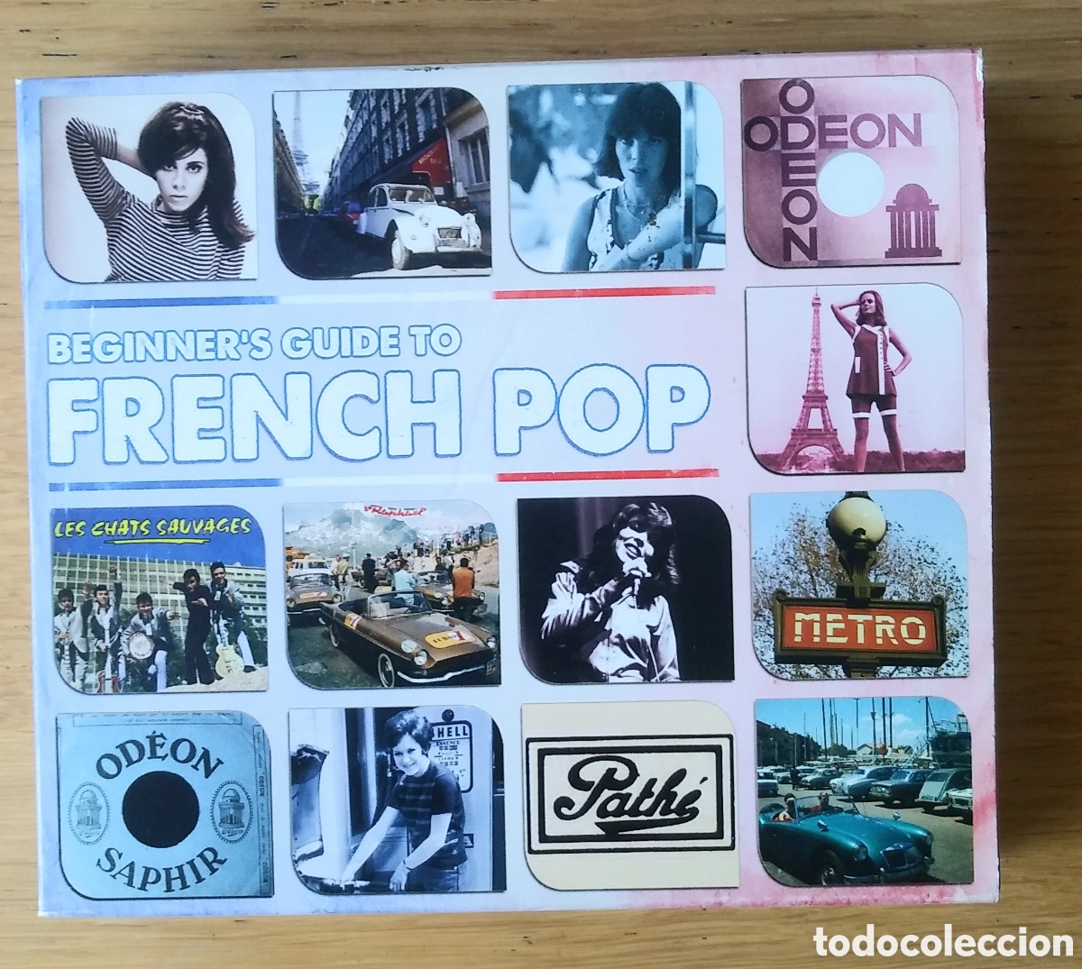 CDs de M&uacute;sica: V/A: &rdquo;THE BEGINNERS GUIDE TO FRENCH POP&rdquo;. TRIPLE CD 2012 - POP YE-YE - PSYCH - TWIST - CHANSON