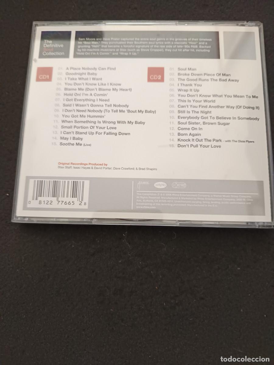 CDs de m&uacute;sica: 2 CDS. SAM & DAVE. THE DEFINITIVE SOUL COLLECTION - Foto 2