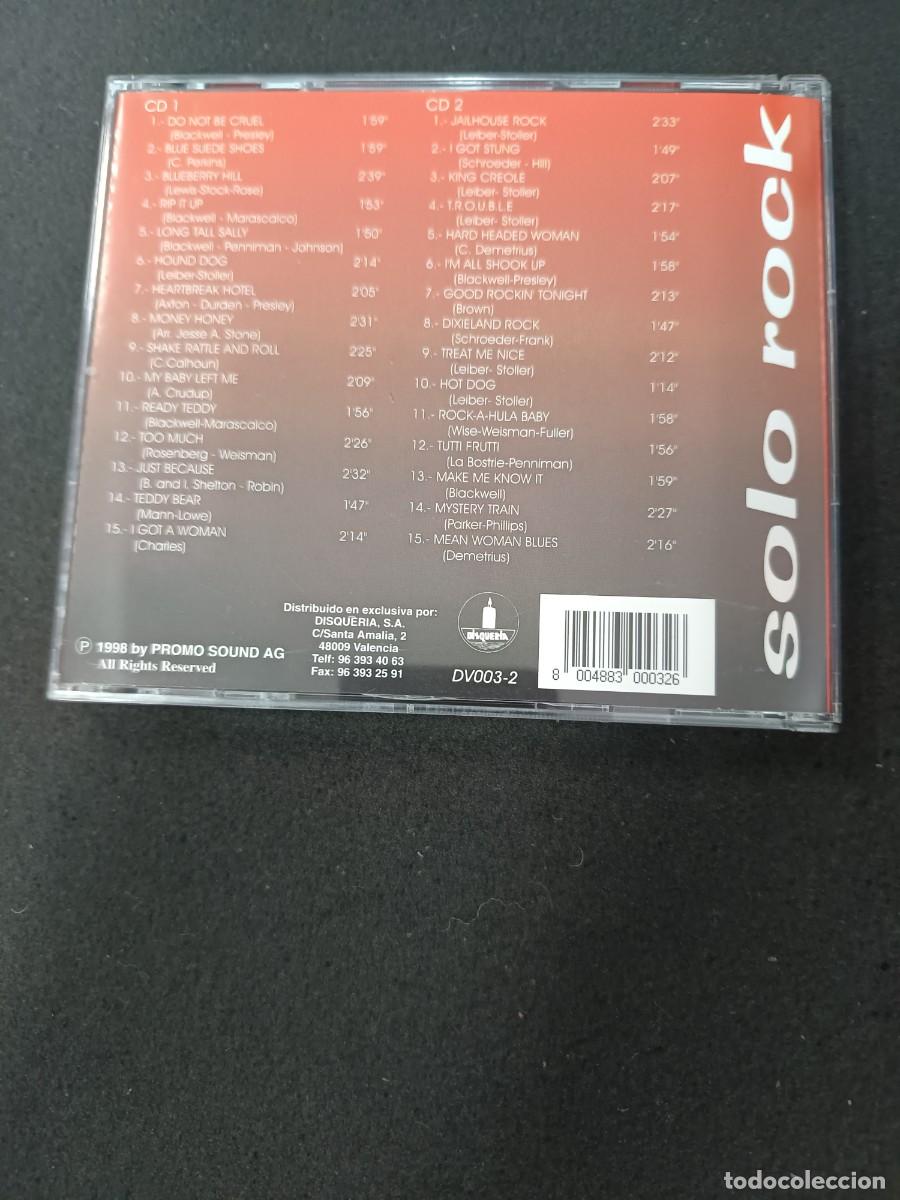 CDs de m&uacute;sica: 2 CDS. ELVIS PRESLEY. SOLO ROCK - Foto 2