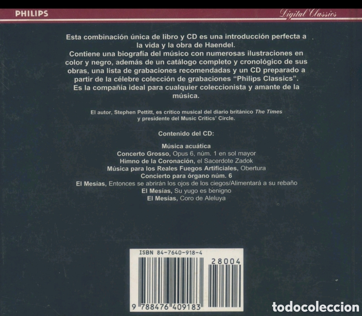 CDs de m&uacute;sica: Heandel: Su vida y su obra libro+cd - Foto 2