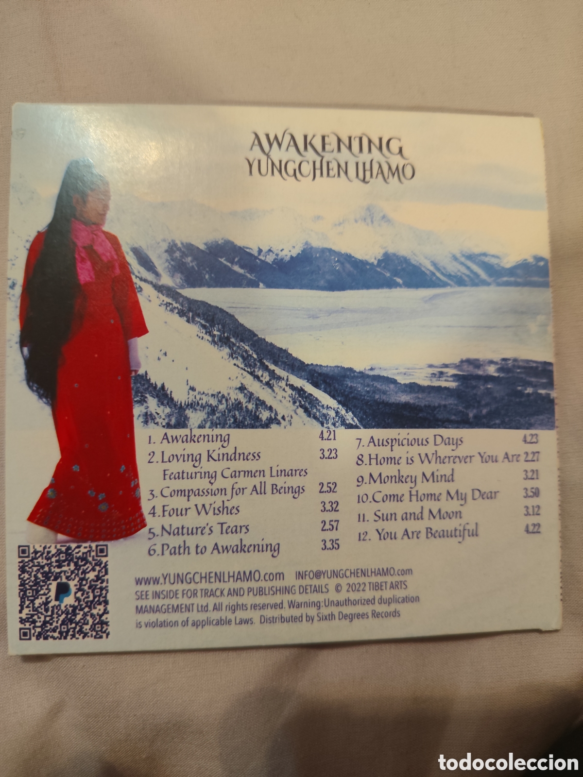 CDs de m&uacute;sica: Awakening. Yungchen Lhamo - Foto 2