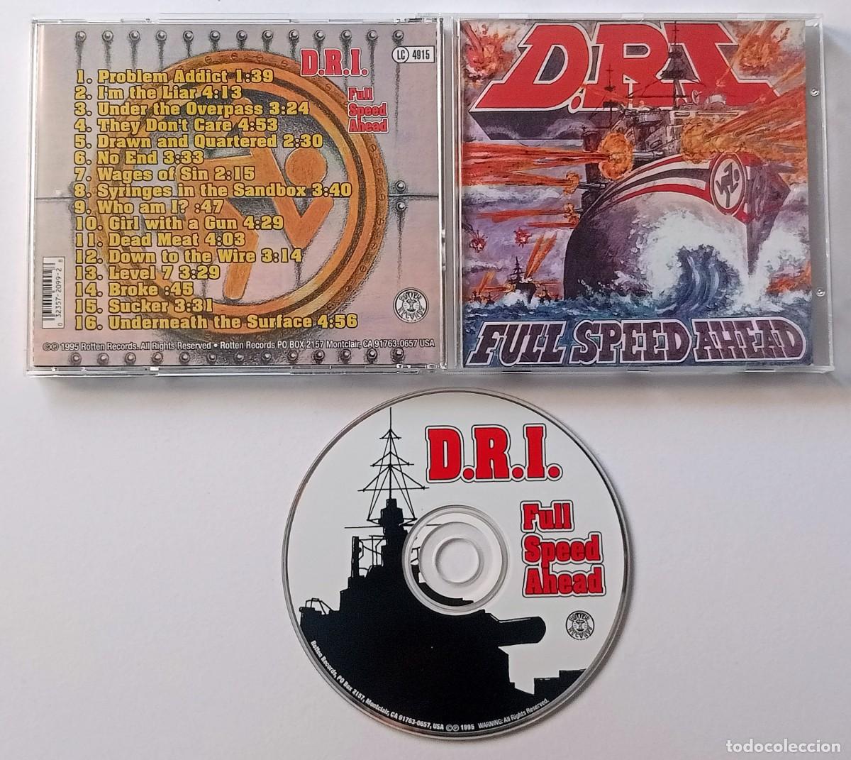 CDs de m&uacute;sica: CD D.R.I. - FULL SPEED AHEAD - Foto 2