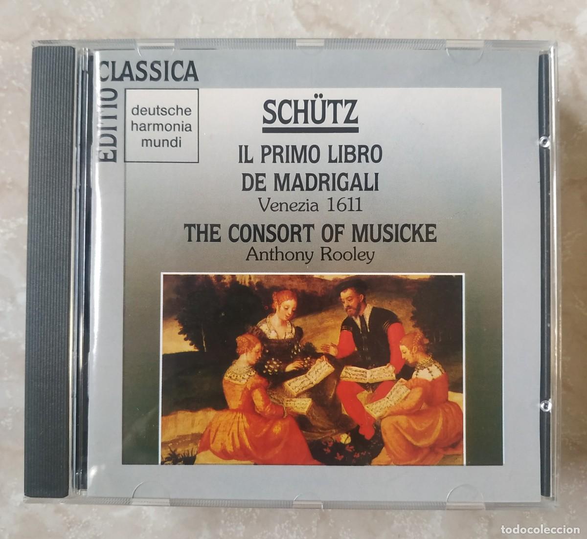 CDs de m&uacute;sica: CD SCHUTZ IL PRIMO LIBRO DE MADRIGALI - Foto 1