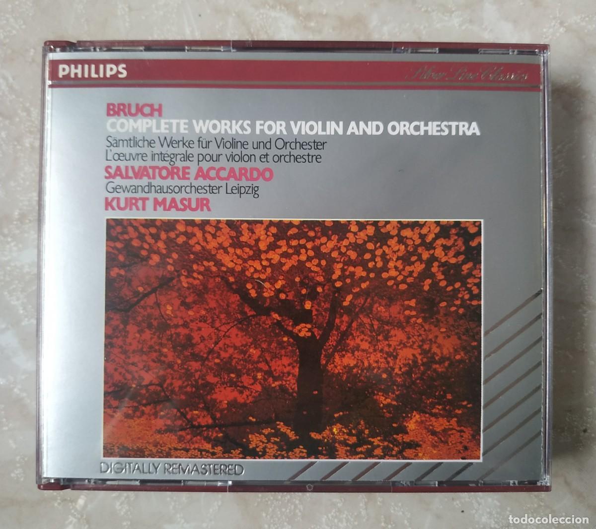 CDs de m&uacute;sica: CD BRUCH COMPLETE WORKS FOR VIOLIN AND ORCHESTRA - Foto 1