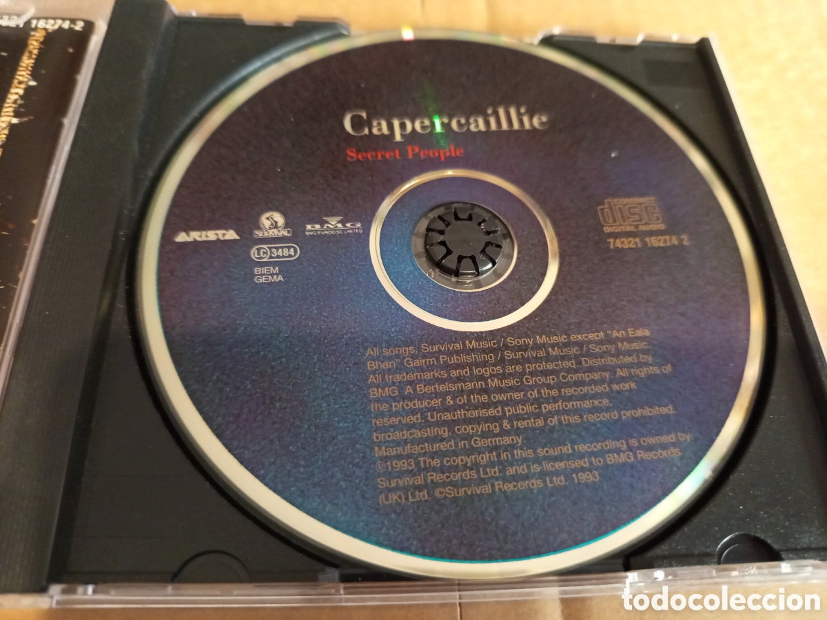 CDs de m&uacute;sica: CAPERCAILLIE. SECRET PEOPLE (CD) - Foto 2