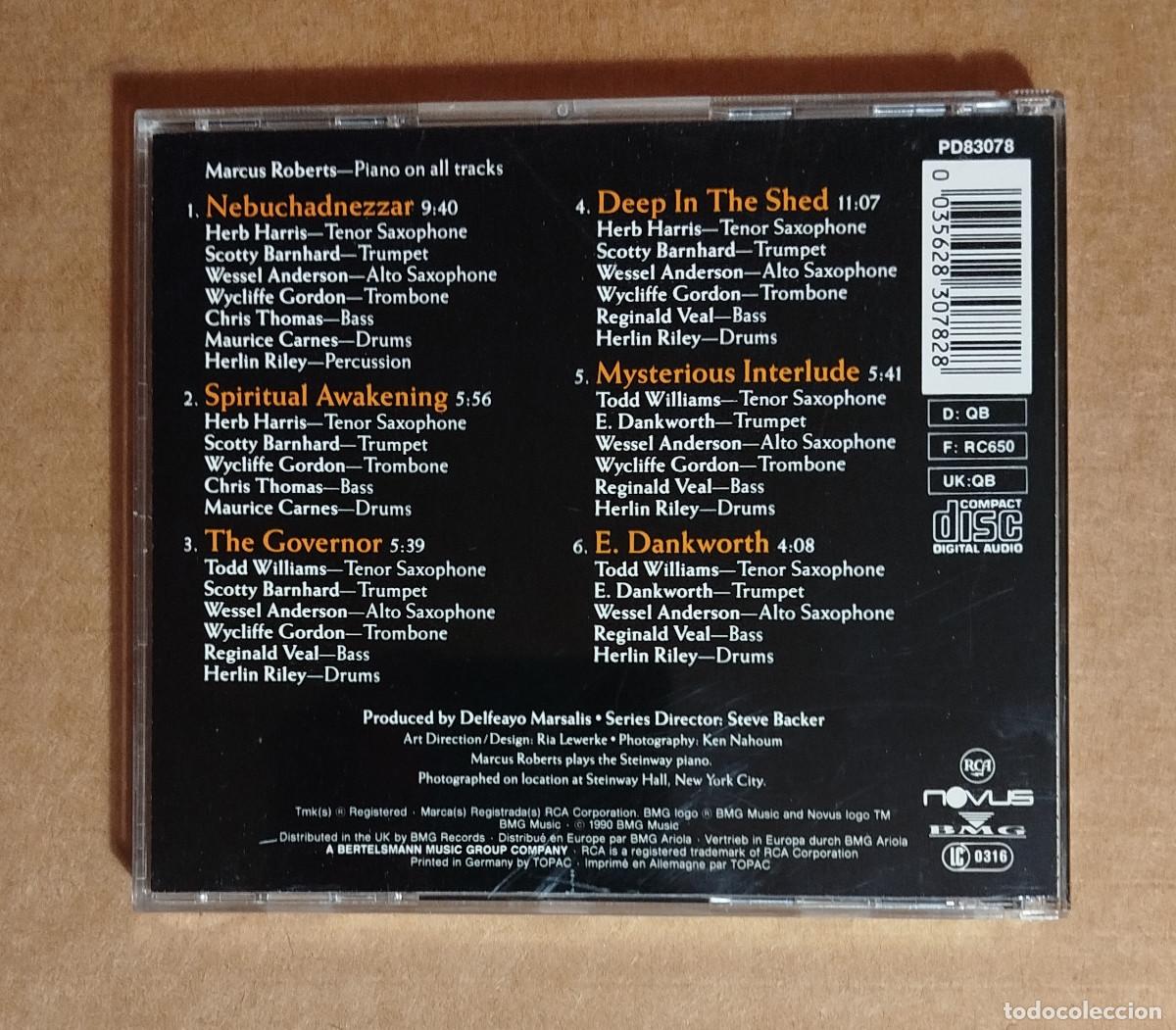 CDs de m&uacute;sica: MARCUS ROBERTS - DEEP IN THE SHED - 1990 - Foto 3