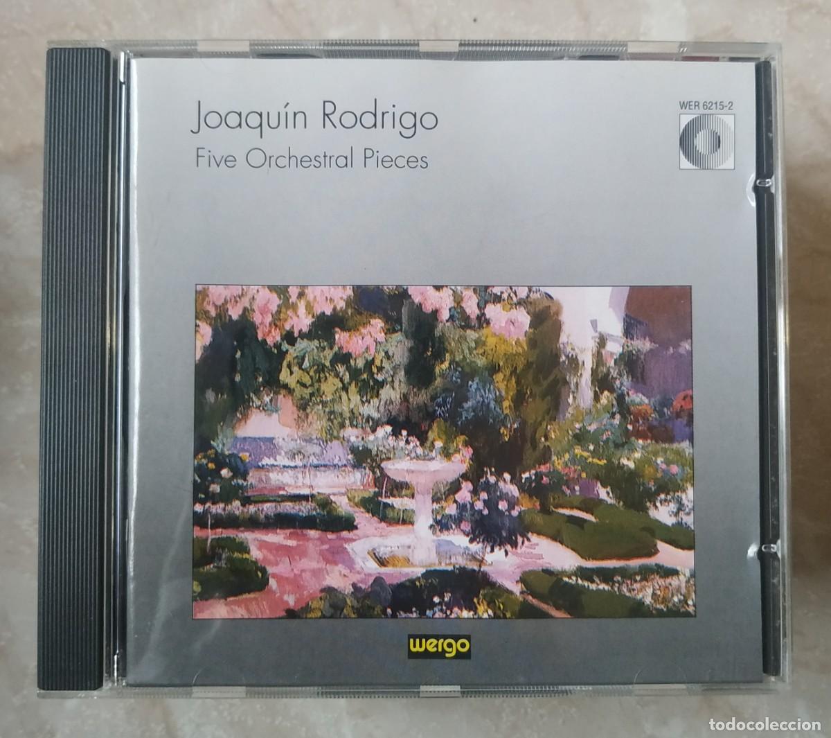 CDs de m&uacute;sica: CD JOAQUIN RODRIGO FIVE ORCHESTRAL PIECES - Foto 1