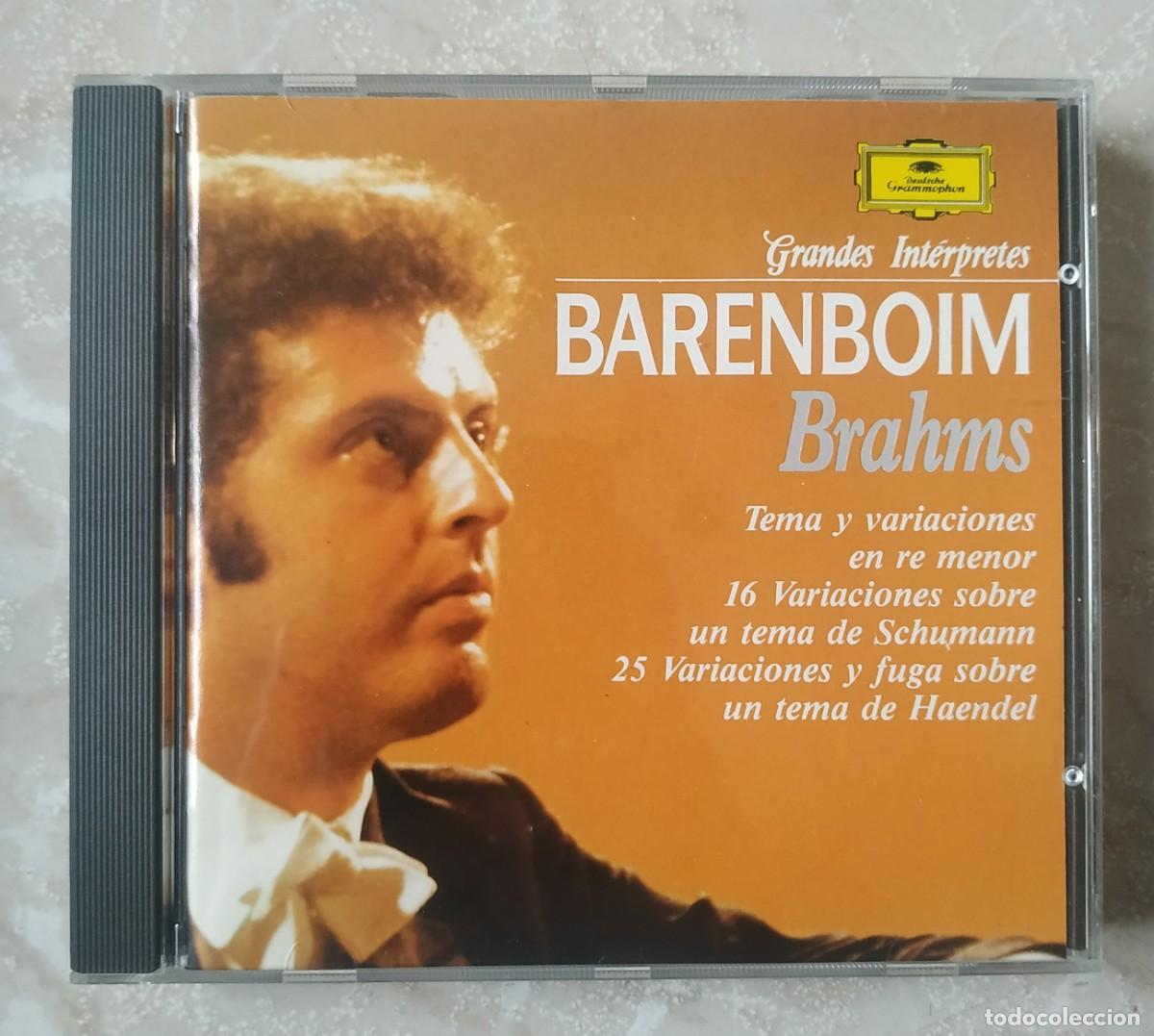 CDs de m&uacute;sica: CD GRANDES INTERPRETES - BARENBOIM - BRAHMS - Foto 1