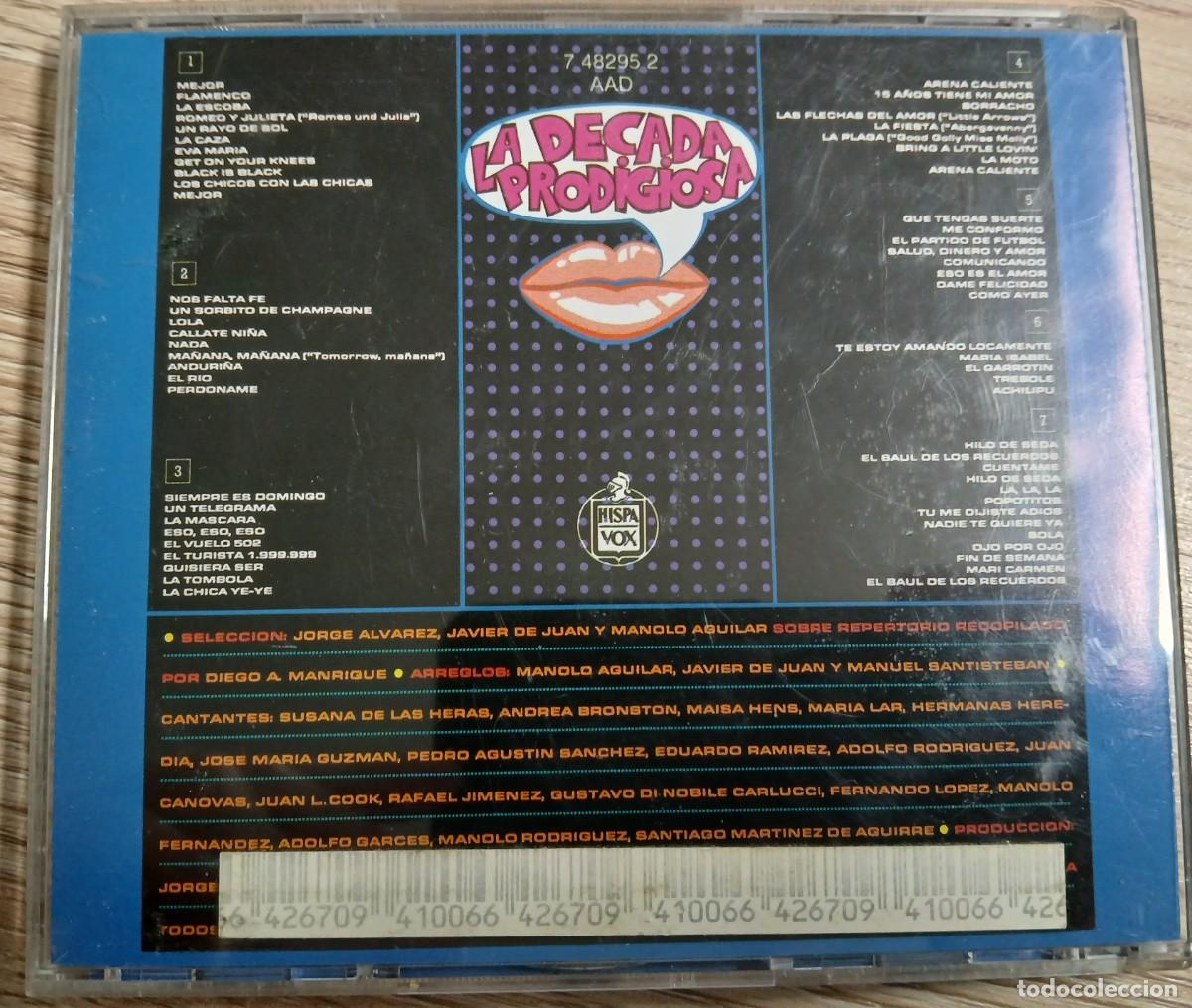 CDs de m&uacute;sica: CD LA DECADA PRODIGIOSA - Foto 2