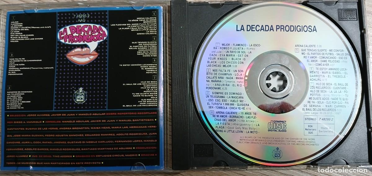 CDs de m&uacute;sica: CD LA DECADA PRODIGIOSA - Foto 3