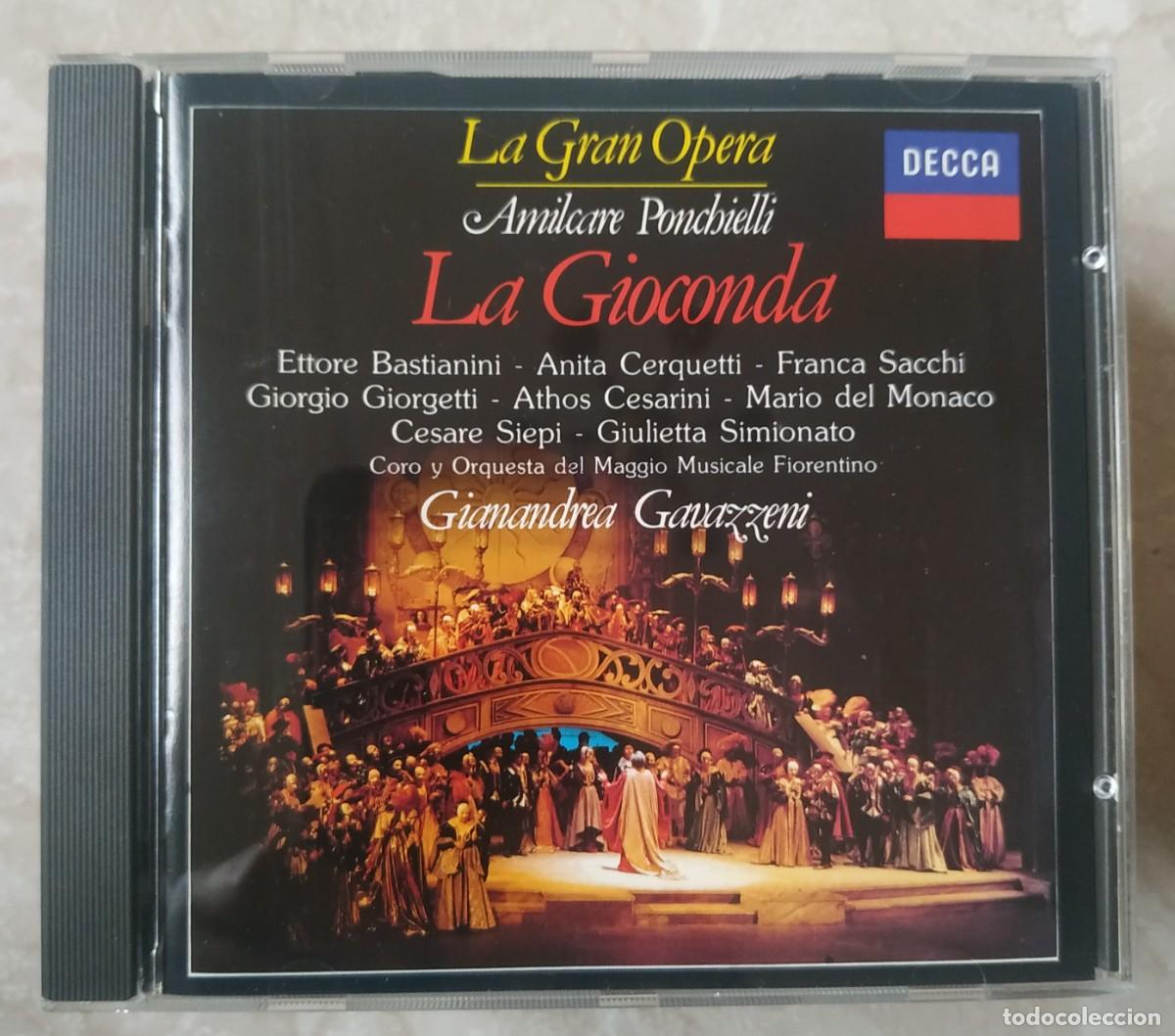 CDs de m&uacute;sica: CD LA GRAN OPERA PONCHIELLI LA GIOCONDA - Foto 1