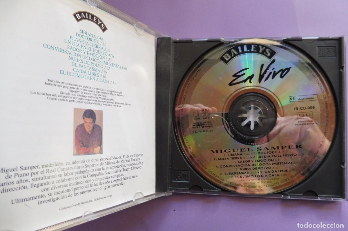 CDs de m&uacute;sica: CD - Miguel Samper &ndash; Baileys En Vivo - IB-CD-006 - Foto 2