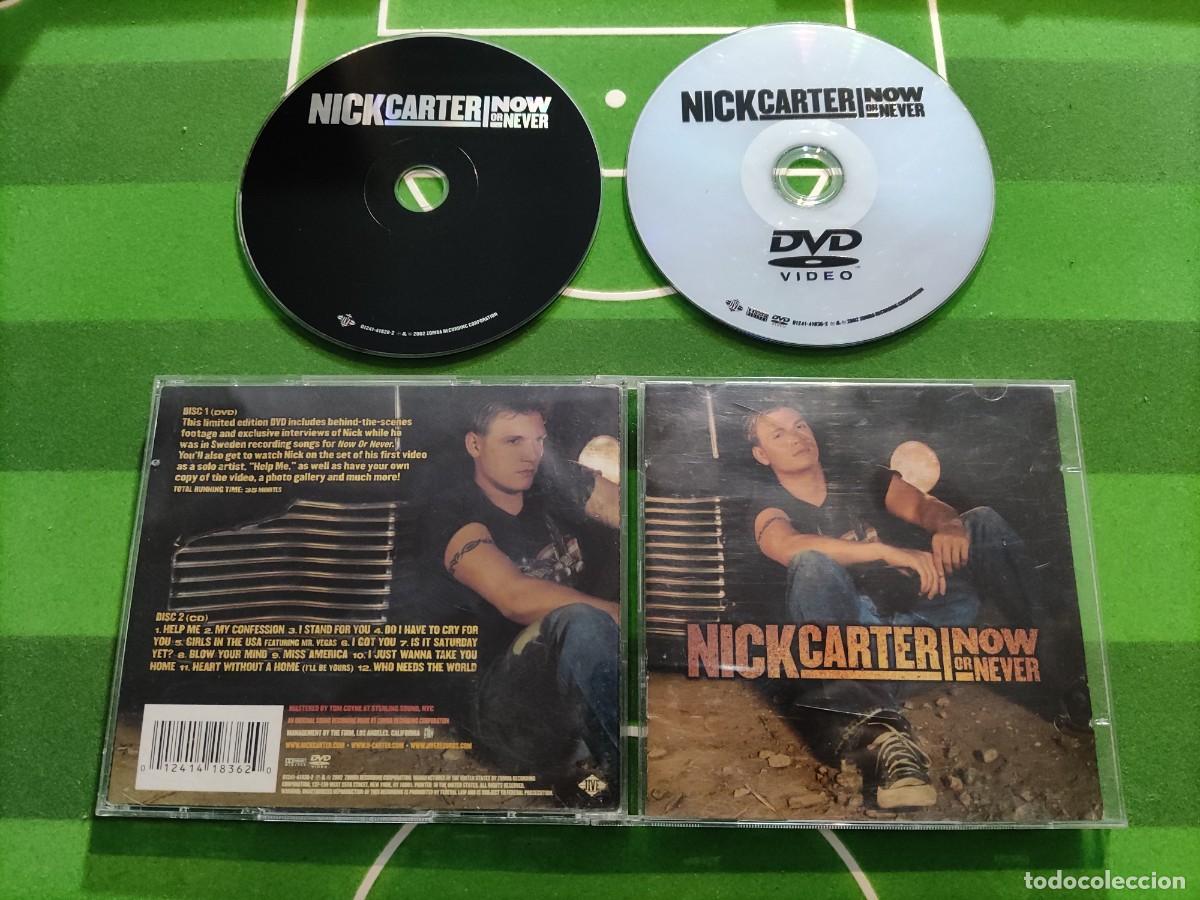 CDs de m&uacute;sica: CD + DVD 352 Nick Carter - Now or never / 2002 - Foto 1
