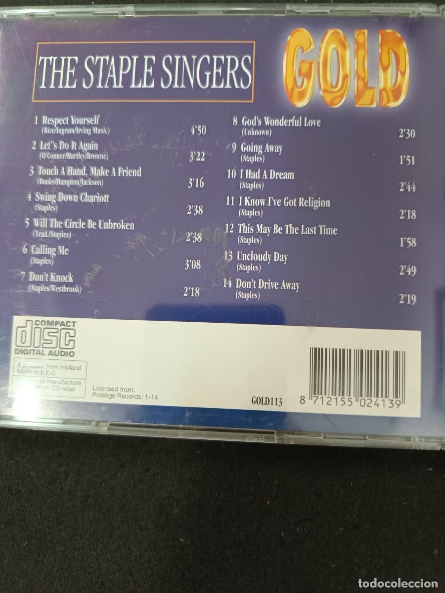CDs de m&uacute;sica: THE STAPLE SINGERS. GOLD. - Foto 2