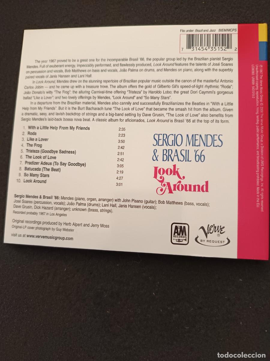 CDs de m&uacute;sica: SERGIO MENDES & BRASIL 66. LOOK AROUND - Foto 2