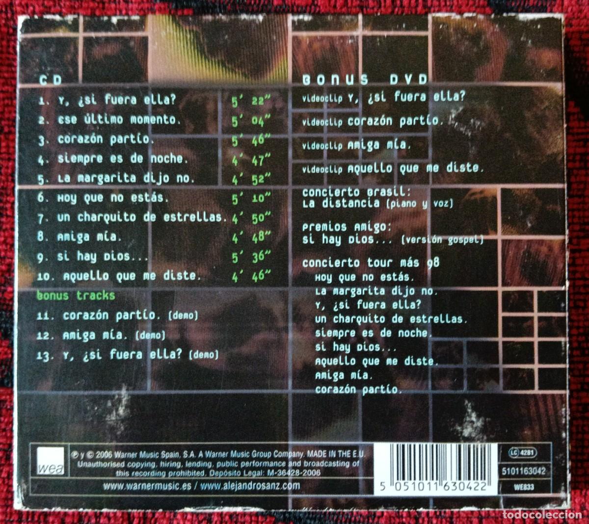 CDs de m&uacute;sica: ALEJANDRO SANZ ** Mas ** CD + DVD 2006 - Foto 2