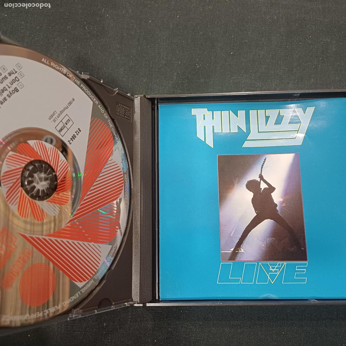 CDs de m&uacute;sica: THIN LIZZY/LIVE/CD METAL 2 DISCOS. - Foto 2
