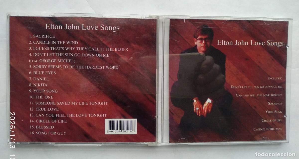 CDs de m&uacute;sica: ELTON JOHN. LOVE SONGS. CD. - Foto 1