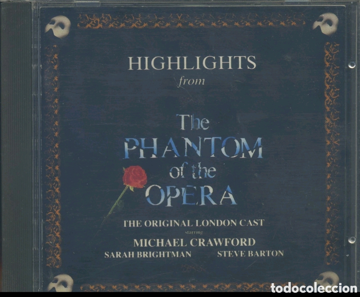 CDs de m&uacute;sica: El fantasma de la &oacute;pera (musical) - Foto 1