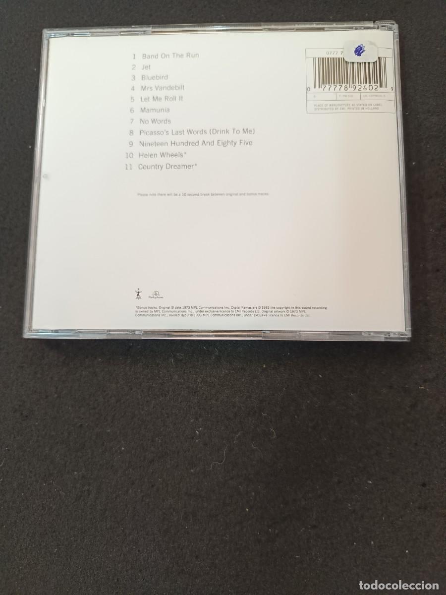 CDs de m&uacute;sica: PAUL MCCARTNEY. BAND ON THE RUN - Foto 2