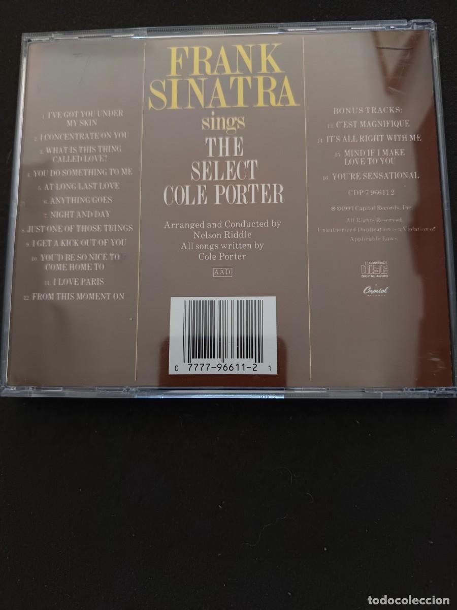 CDs de m&uacute;sica: FRANK SINATRA SINGS THE SELECT COLE PORTER - Foto 2