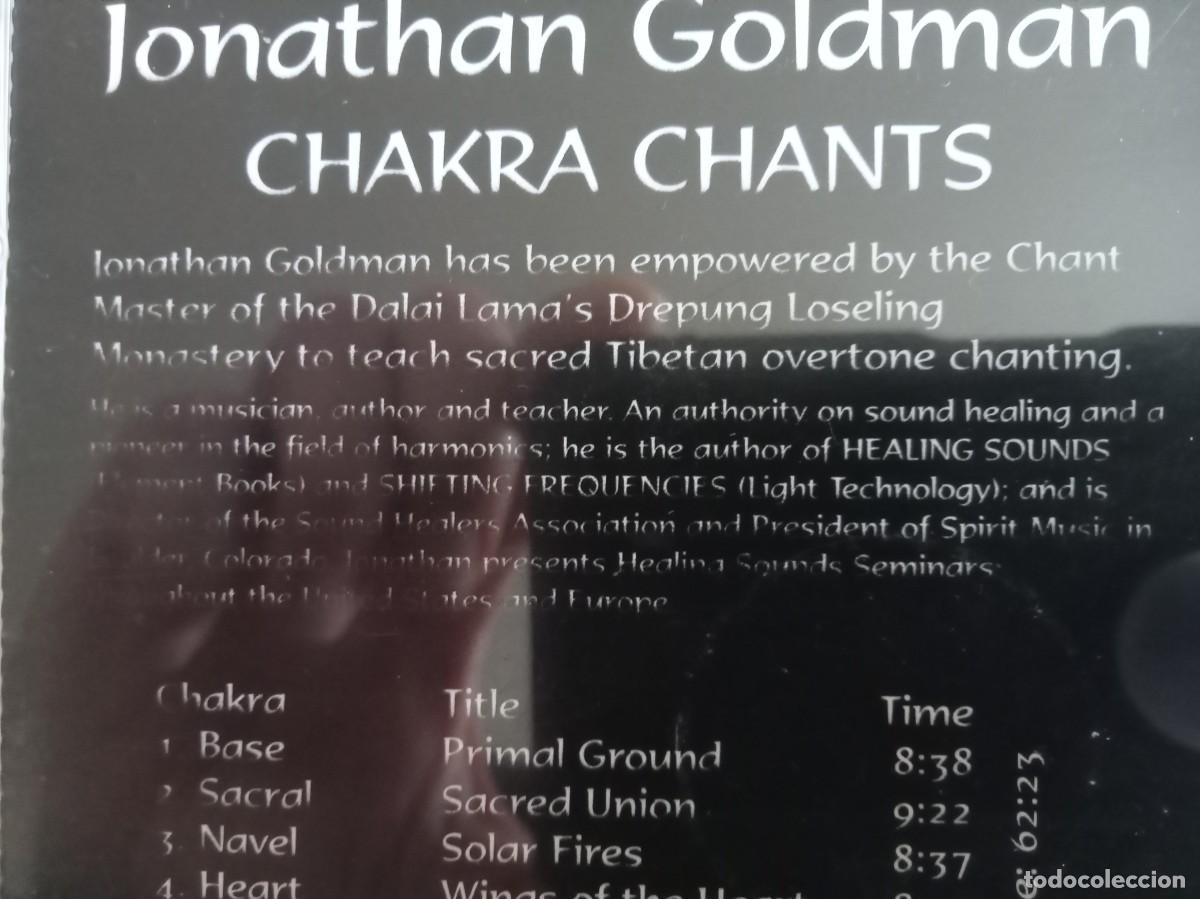 CDs de m&uacute;sica: Jonathan Goldman Chakra Chants CD - Foto 3