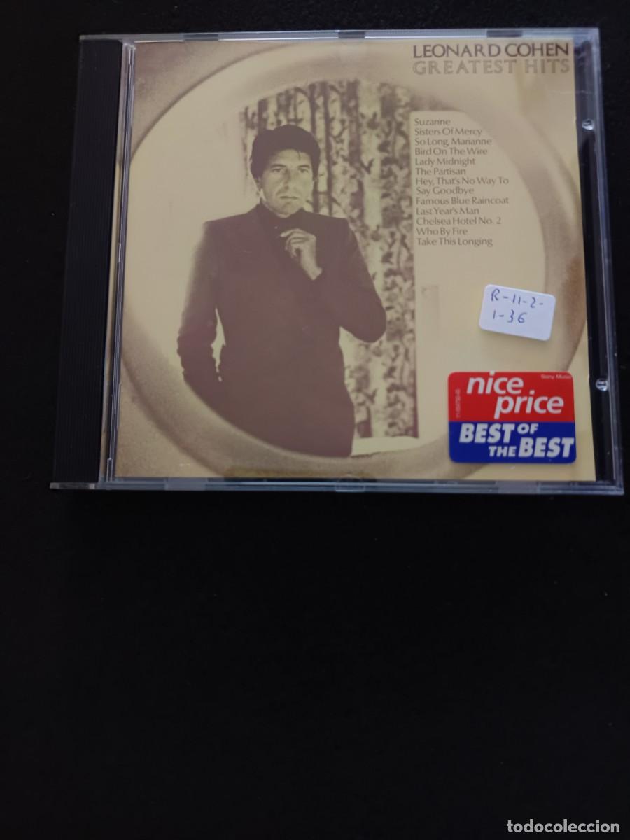 CDs de m&uacute;sica: LEONARD COHEN GREATEST HITS - Foto 1