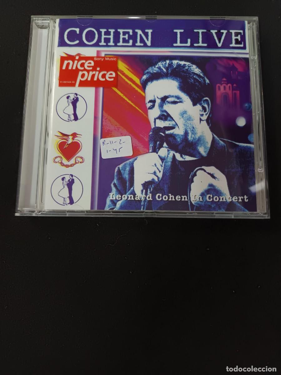 CDs de m&uacute;sica: LEONARD COHEN IN CONCERT - Foto 1
