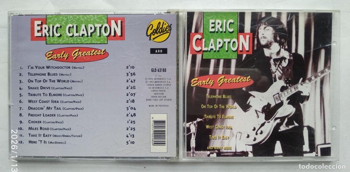 CDs de m&uacute;sica: ERIC CLAPTON. EARLY GREATEST. CD. - Foto 1