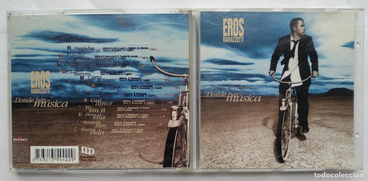 Music CDs: EROS RAMAZZ0TTI. DONDE HAY M&Uacute;SICA. CD.