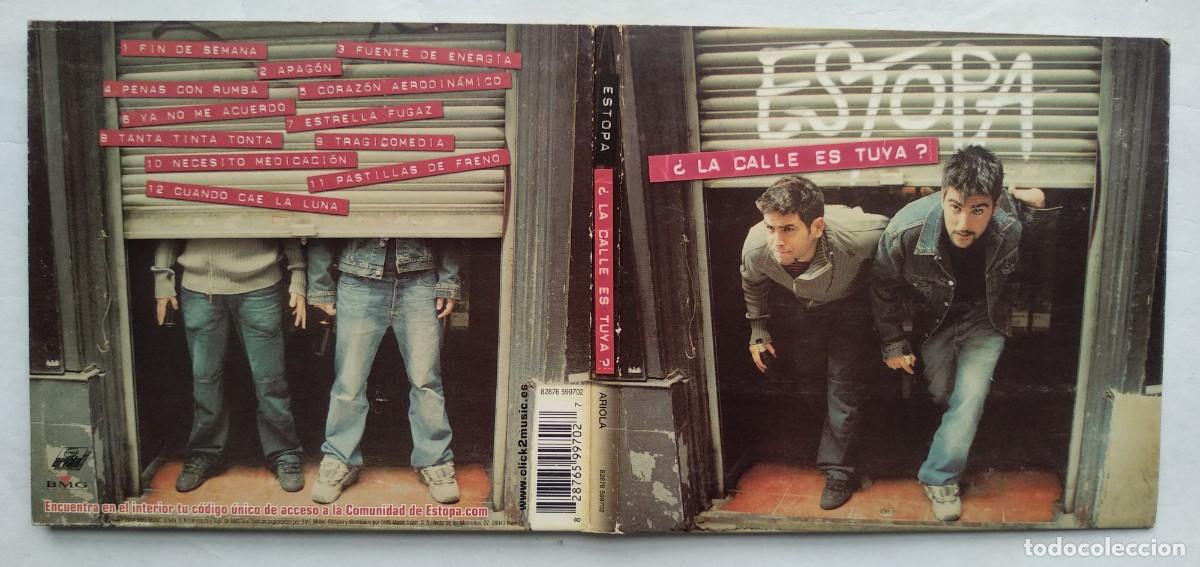 CDs de m&uacute;sica: ESTOPA. LA CALLE ES TUYA ?. CD. - Foto 1
