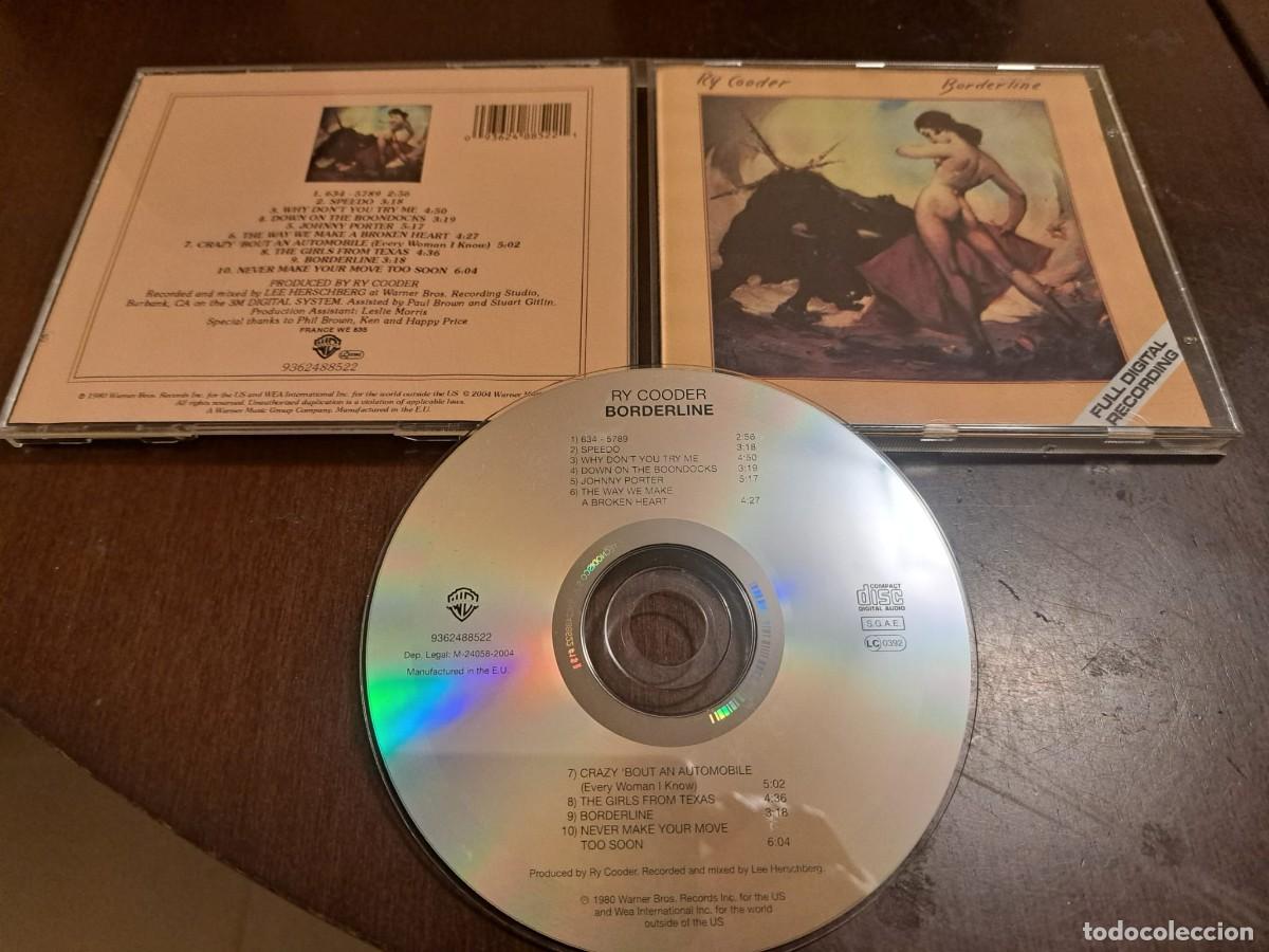 CDs de m&uacute;sica: RY COODER - CD - BORDERLINE - BLUES - Foto 1