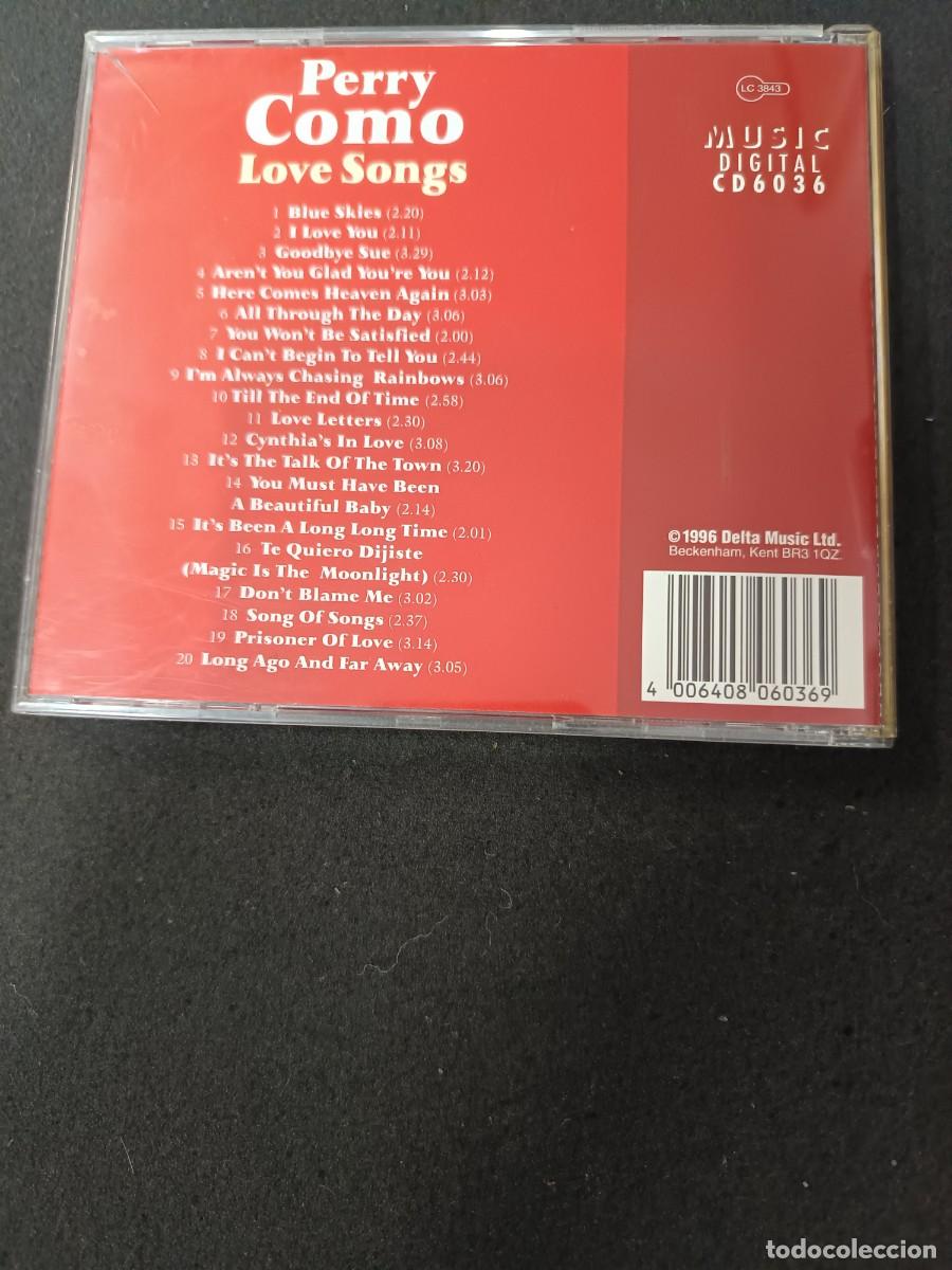 CDs de m&uacute;sica: PERRY COMO. LOVE SONGS - Foto 2
