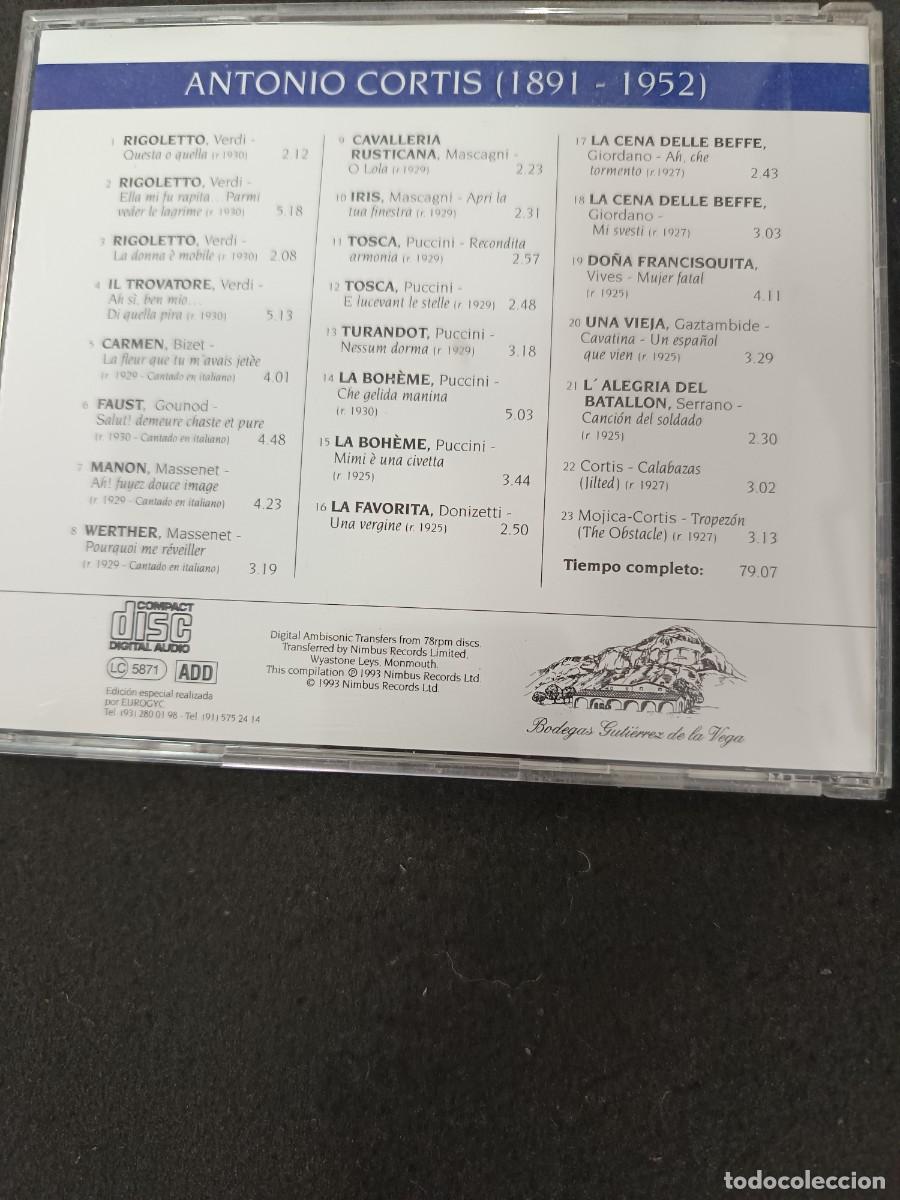 CDs de m&uacute;sica: ANTONIO CORTIS PRIMA VOCE - Foto 2