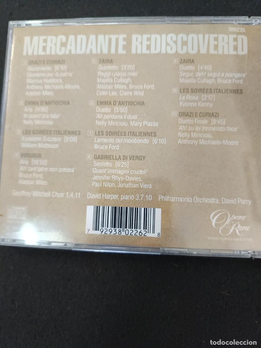 CDs de m&uacute;sica: MERCADANTE REDISCOVERED - Foto 2