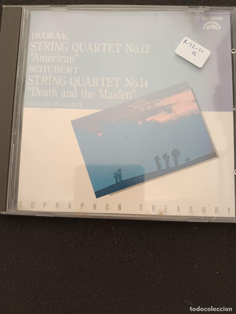 CDs de m&uacute;sica: DVORAK: STRING QUARTET N&ordm; 12. SCHUBERT: STRING QUARTET N&ordm; 14. PRAGUE QUARTET - Foto 1