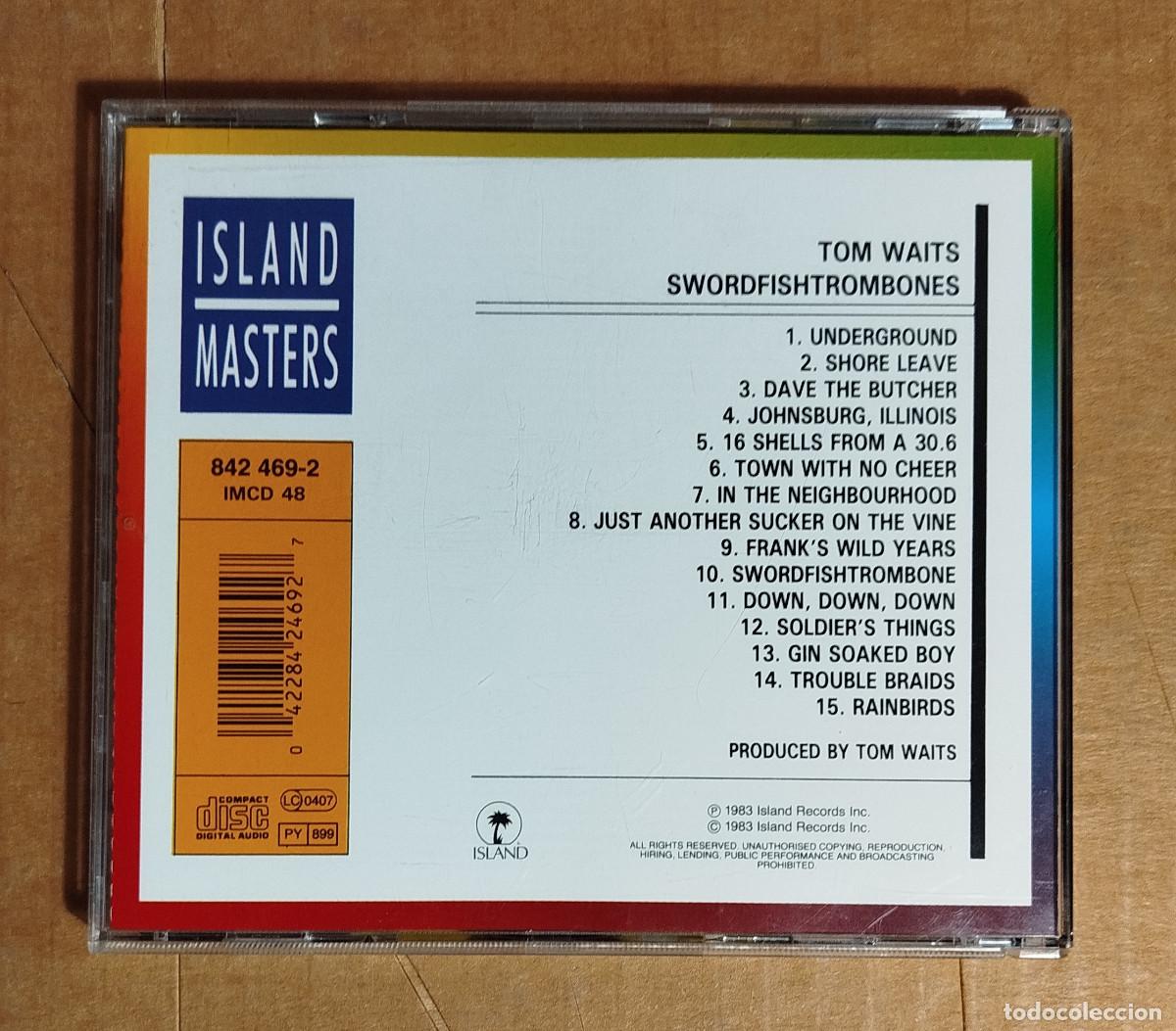 CDs de m&uacute;sica: TOM WAITS - SWORDFISHTROMBONES - 1983 - Foto 3