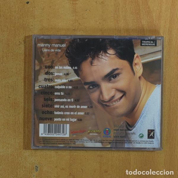 CDs de m&uacute;sica: MANNU MANUEL - LLENO DE VIDA - CD - Foto 2